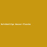 Reichhaltige Wasser-Flasche