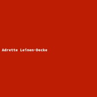 Adrette Leinen-Decke
