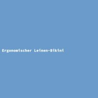 Ergonomischer Leinen-Bikini