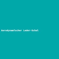 Aerodynamischer Leder-Schal