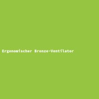 Ergonomischer Bronze-Ventilator