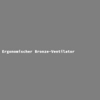 Ergonomischer Bronze-Ventilator